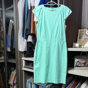 J. Crew Mint Green Midi Dress